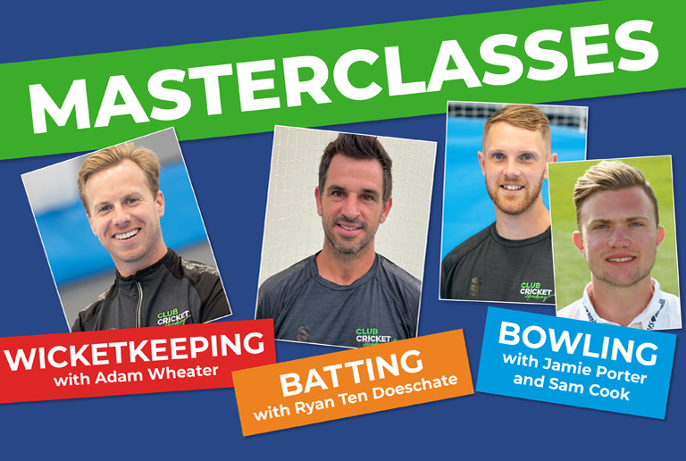 New for 2022 - Introducing “The CCA Masterclass” - learn specialist skills from the very best in the game.